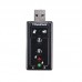Adaptador de Som USB com 2 Portas USOM-10 Exbom